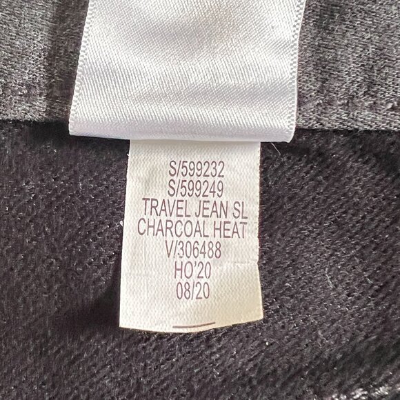 Banana Republic Travel Jean Slim Fit Mens 34x30 5-pocket Pants Dark Gray - Picture 11 of 14